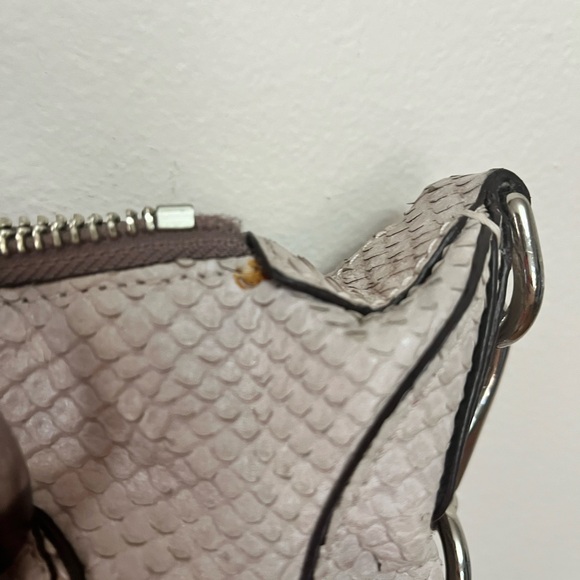 COACH Kristin Python Embossed Hobo in pale pink L1182-19416 - Picture 7 of 8